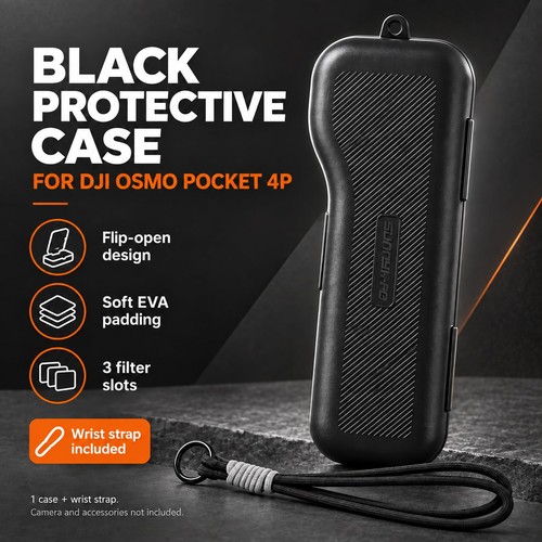 Black protective case for - black,